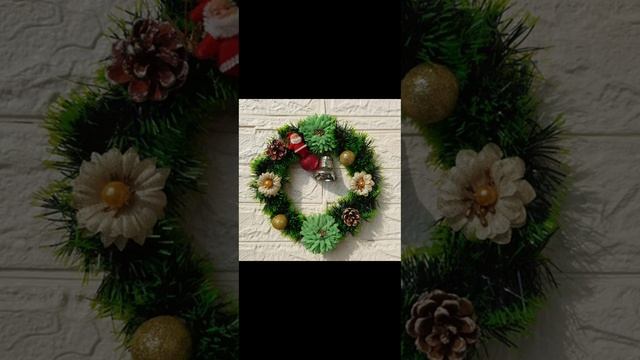 Hand crafted Christmas wreath/Christmas decorations? смотреть онлайн