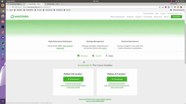 Simple Way to Install Python with Conda in Ubuntu 18.04 смотреть онлайн