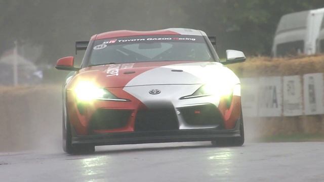 Incredible Toyota Supra GT4 Concept's dynamic debut at Goodwood смотреть онлайн