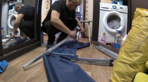 Китайская раскладушка в палатку. Прежде чем покупать смотрим видео.