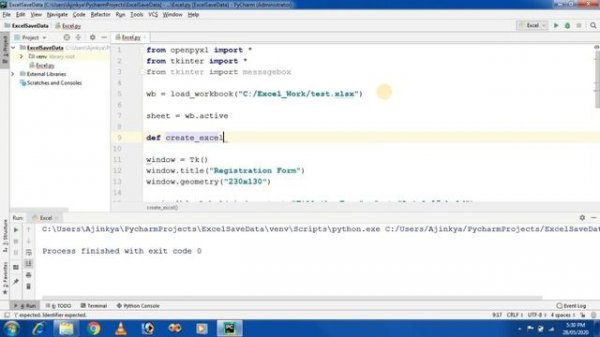 openpyxl in python Insert data into excel Part 4