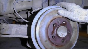 Как снять задний барабан на  VW- POLO 10-11 г.выпуска