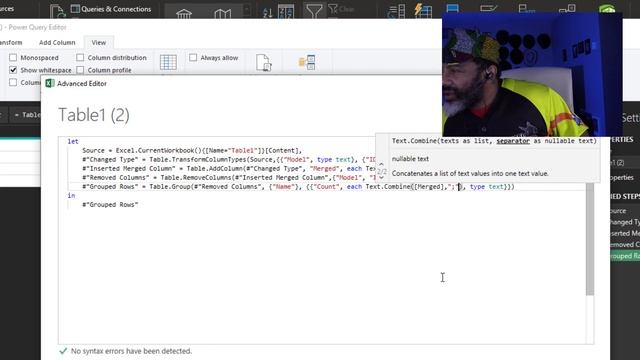 Power Query: Combine rows into a single cell with Text.Combine смотреть онлайн