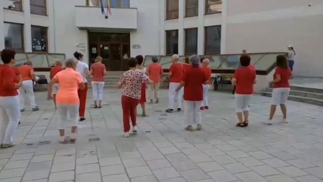 Coco Jambo: Trupa DANCE 60+ linie dance. Instructor - Maria Oltenacu смотреть онлайн