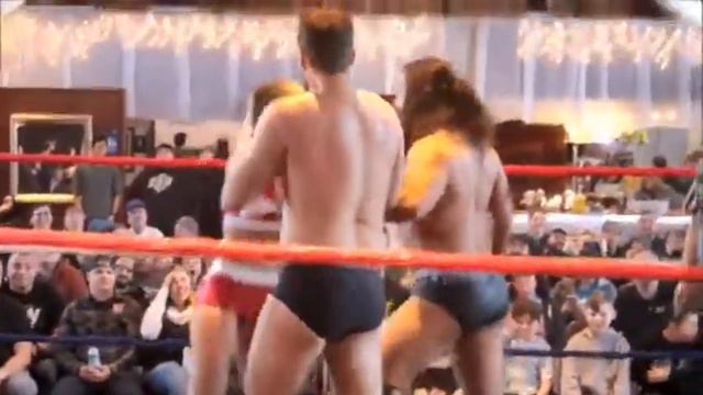 | WOMAN VS MAN || WRESTLING INTERGENDER TAG TEAM MATCH || #GIRL VS BOY смотреть онлайн