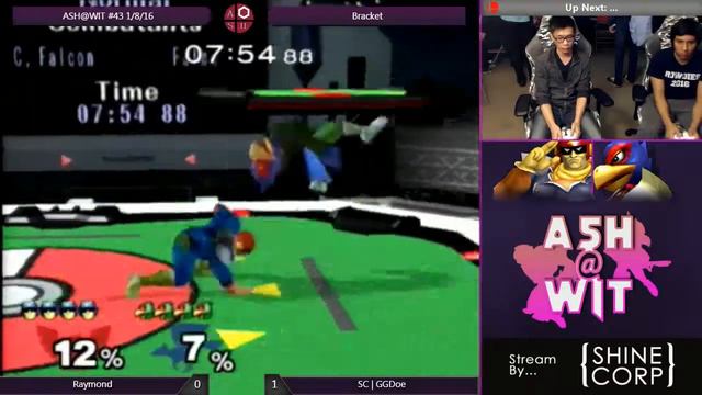 Raymond (Falcon) vs SC | GGDoe (Falco) - ASH@WIT #43 Melee Bracket смотреть онлайн