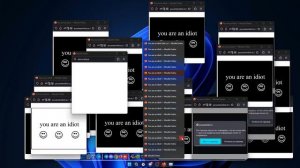 Тест Вируса You Are An Idiot (Windows 11)