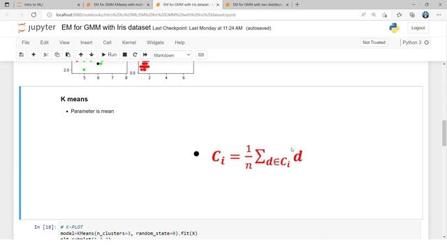 10 Implement K means and GMM with Iris Dataset using EM algorithm смотреть онлайн