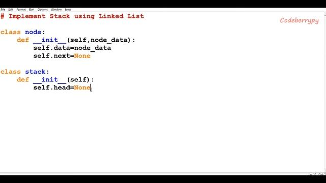 STACKS -implement stack using linked list смотреть онлайн