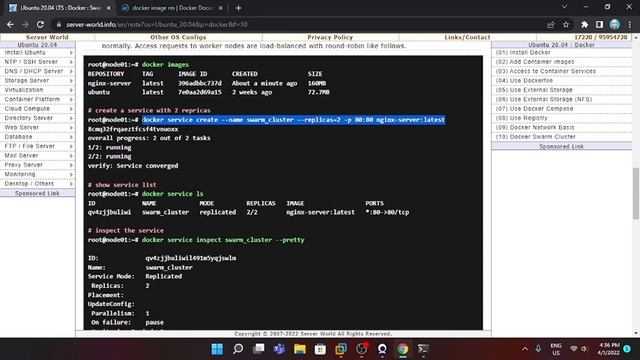 Demo Docker Swarm Cluster смотреть онлайн