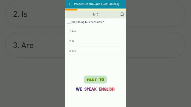 ✔️ GRAMMAR TEST PRESENT CONTINUOUS TENSE part 10 #shortsfeed #grammar #teacher смотреть онлайн