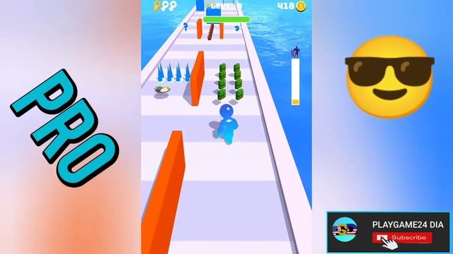 NOOB VS PRO VS HACKER VS GOD in Blob n Giant: Blob Clash Rumner 3D смотреть онлайн