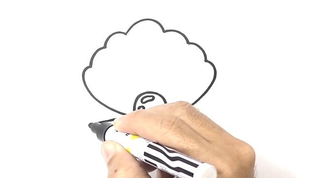 How to DRAW a SEA SHELL with PEARL Easy Step by Step смотреть онлайн