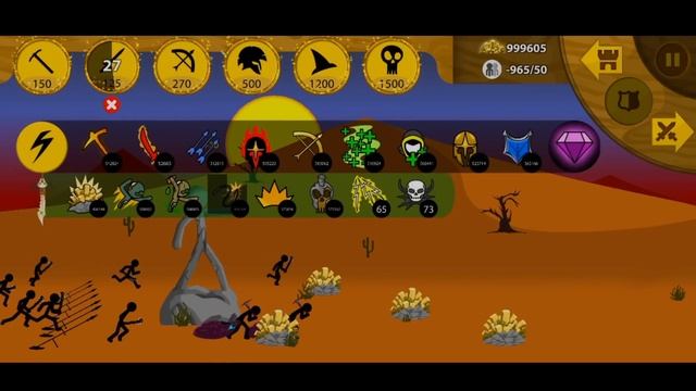 999 ALL ITEMS Vs ALL INFINITY ♾️ STATUE ARMY AT ONCE - STICK WAR LEGACY / HACK MOD APK смотреть онлайн