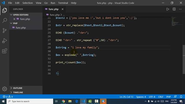 شرح مبدئي حول فنكشنات مطلوبه #1 | PHP lang | смотреть онлайн