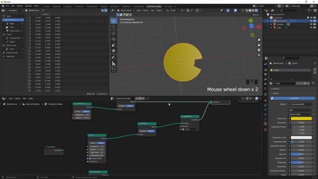 Blender 3.3.x - 14 - Primitive Curve Arc sur Geometry Nodes смотреть онлайн