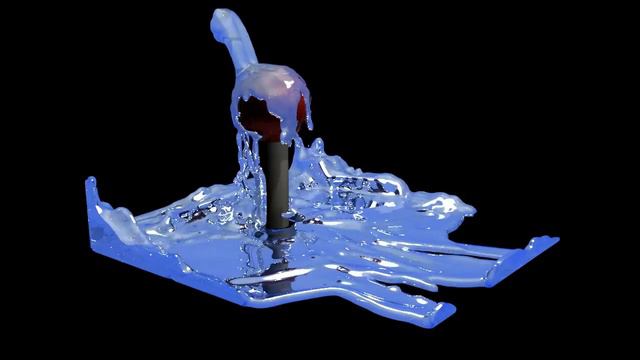 Phoenix FD plug-in test for 3ds Max - Liquid смотреть онлайн