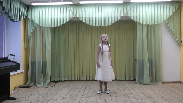 Медведева Мария. Швейцарская народная песня в обработке Р. Гуанца "Кукушка" смотреть онлайн