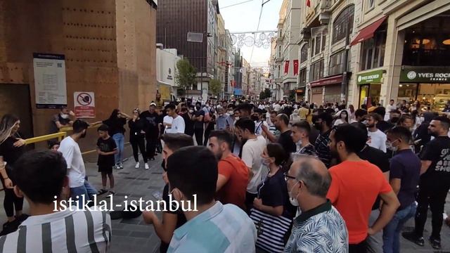 turkye , Istanbul City 2021 Walking Tour |istiklal 2021 8 смотреть онлайн
