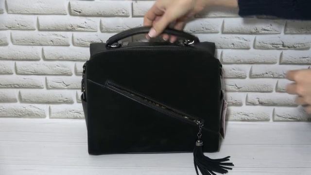 Сумка женская кожзам и натуральный замш 555z смотреть онлайн