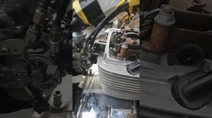 Запуск двигателя после сборки 253fmm honda rebel