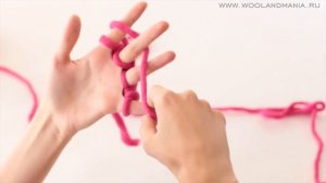Вязание на пальцах. Как вязать на пальцах. Вязание на спицах — Урок № 19