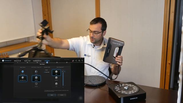 Shining 3D EinScan Pro HD Tutorials Part 6 scanning small parts with HD mode смотреть онлайн