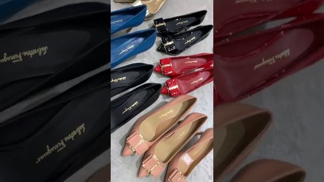 Вечерние туфли SALVATORE FERRAGAMO с бантом смотреть онлайн