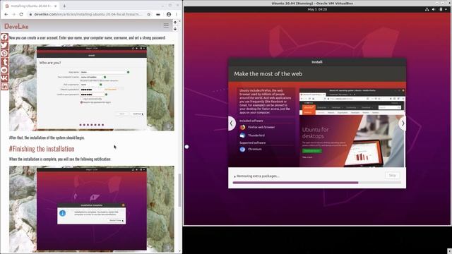 Installing Ubuntu 20.04 Focal Fossa смотреть онлайн
