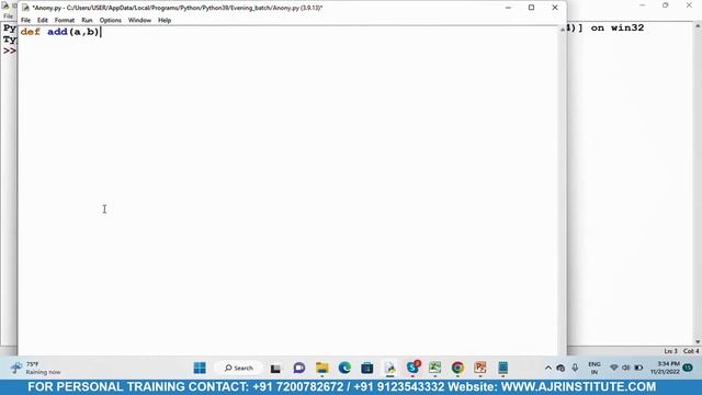 #22 Anonymous Function in Python смотреть онлайн