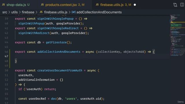 10 Firebase Database Storage - 002 addCollectionAndDocuments Pt 1 смотреть онлайн