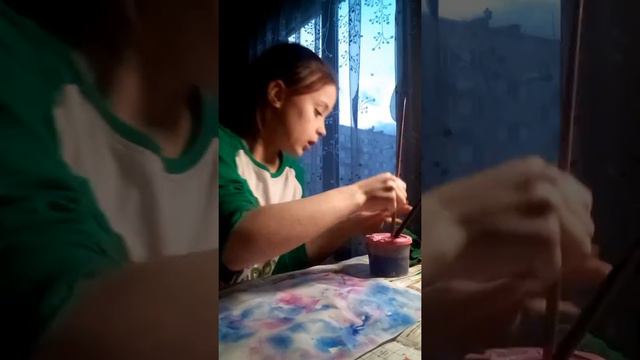 Рисую космос. Ужасно красиво вышло!! Аболденно смотреть онлайн