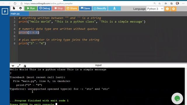 Python Programming - 02 Output, Strings and Numbers - Sciotek Institute смотреть онлайн
