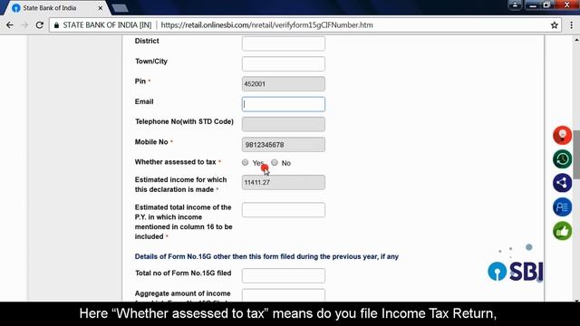 SBI INB: Generating form 15G/15H Online(Video created in August 2017) смотреть онлайн