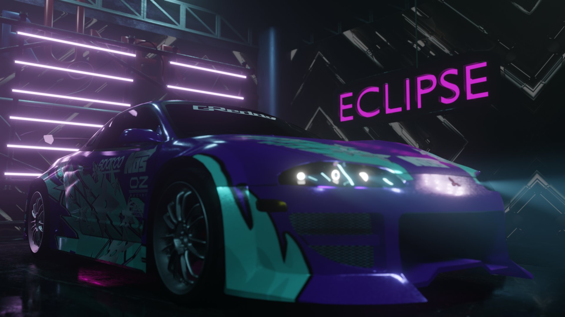 Эклипс из интро игры NFS Underground