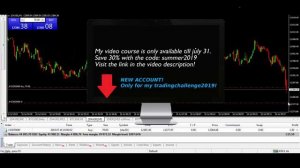#64 tradingchallenge2019 I turned 1.069,96 USD into 45.002,80 USD