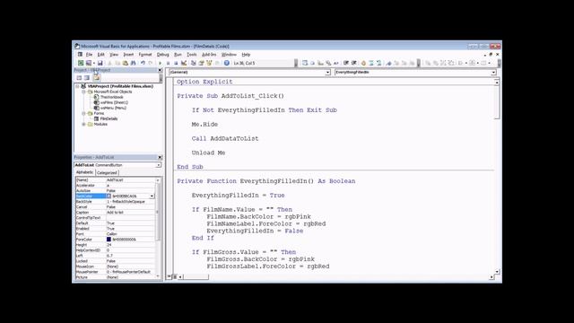 Excel VBA Forms Part 5 - Validating Forms смотреть онлайн