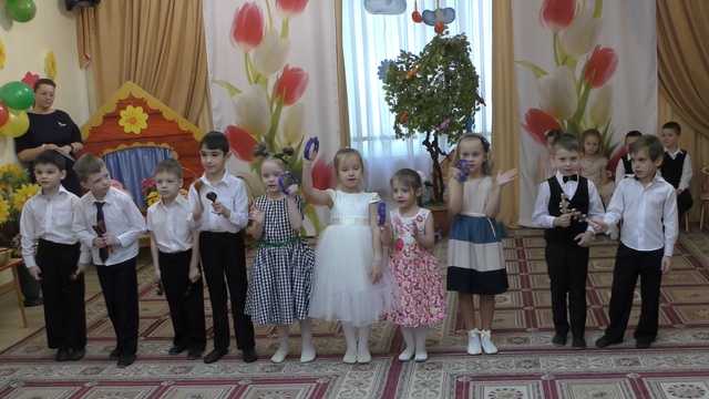 8 МАРТА. УТРЕННИК в детском саду. ПОЗДРАВЛЕНИЯ с 8 марта. Праздничный концерт. ПРАЗДНИК ВЕСНЫ