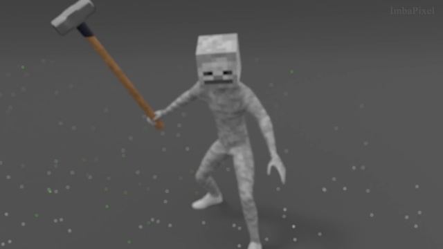 Skeleton vs Zombie. Minecraft. Ragdolls смотреть онлайн