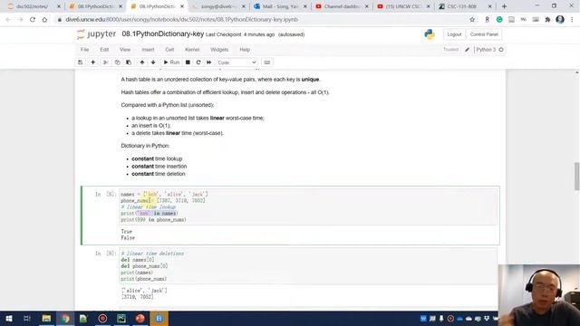 08-2 Hash table behind Python dictionaries смотреть онлайн