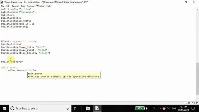 Python Turtle Graphics Tutorial - Space Invaders, 2/3 смотреть онлайн