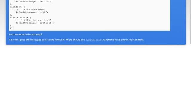 React-intl define messages outside of react смотреть онлайн