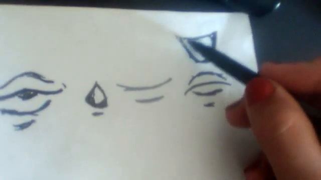 Рисуем аниме губы фломастером, маркером, или карандашом! смотреть онлайн