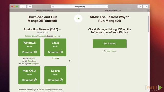 Learning Express Web Application Development Tutorial: MongoDB | packtpub.com смотреть онлайн