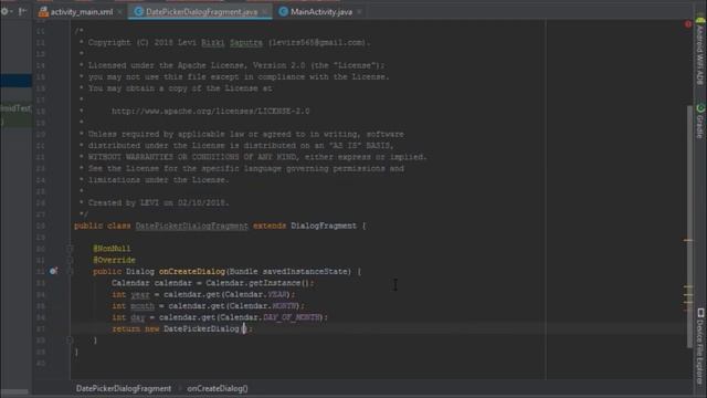 Android Studio Tutorial - Date Picker Dialog смотреть онлайн