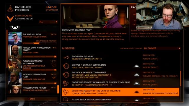 100 Mil/Hour, G5 Materials and fast trade rank | Elite: Dangerous смотреть онлайн