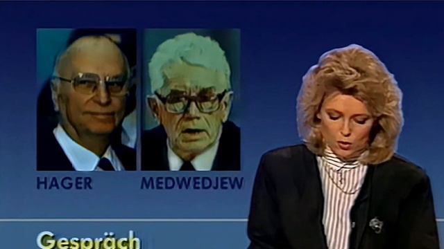 ARD-Tagesschau: Eva Herman - Eine Ihrer Ersten Sendungen (28.12.1988)