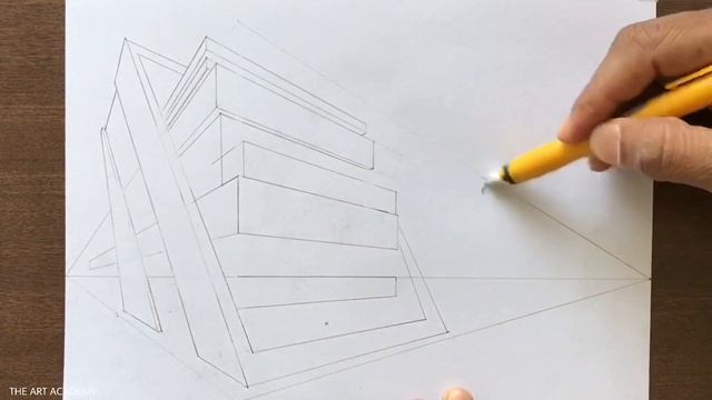 How to Draw a House in Two-Point Perspective Step-by-step смотреть онлайн