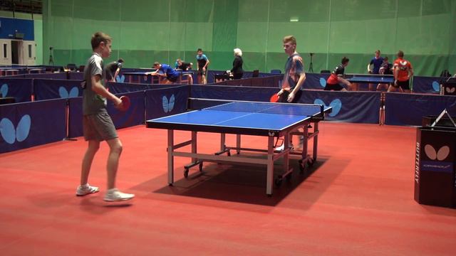 ЛАЗАРЕВ - ТИХОНОВ ЧЕМПИОНАТ МОСКВЫ 2021 #tabletennis #настольныйтеннис