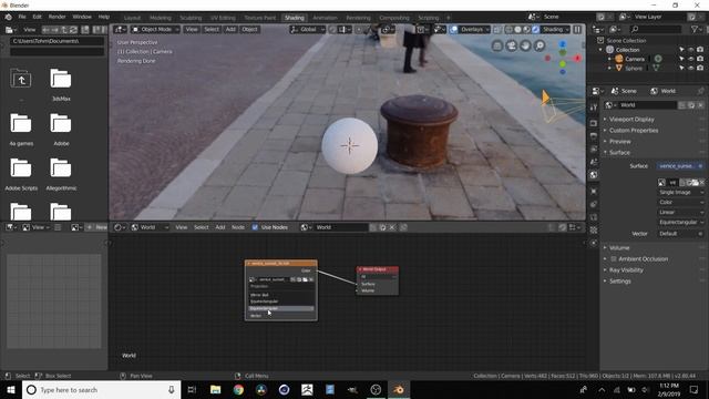 Blender 2.8 How To Setup An Hdri Environment Background